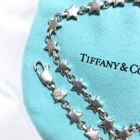 Tiffany Co Sterling Silver Star Link 